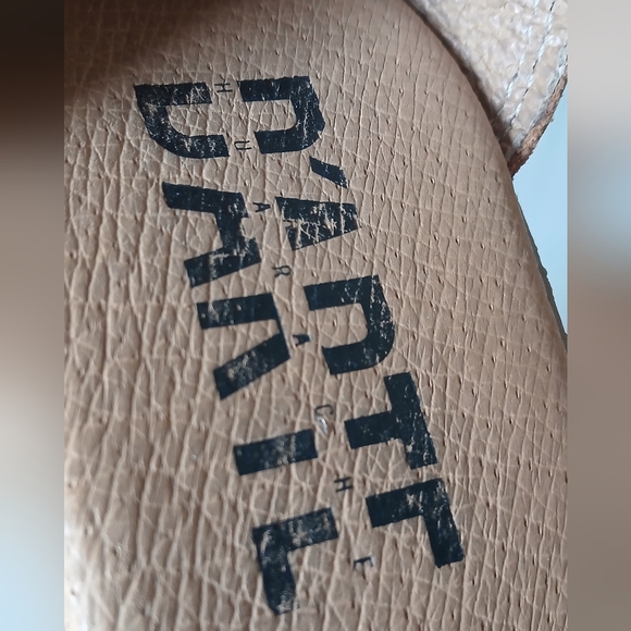 Tan Women's Heeled Sandals - Picture 4 of 6